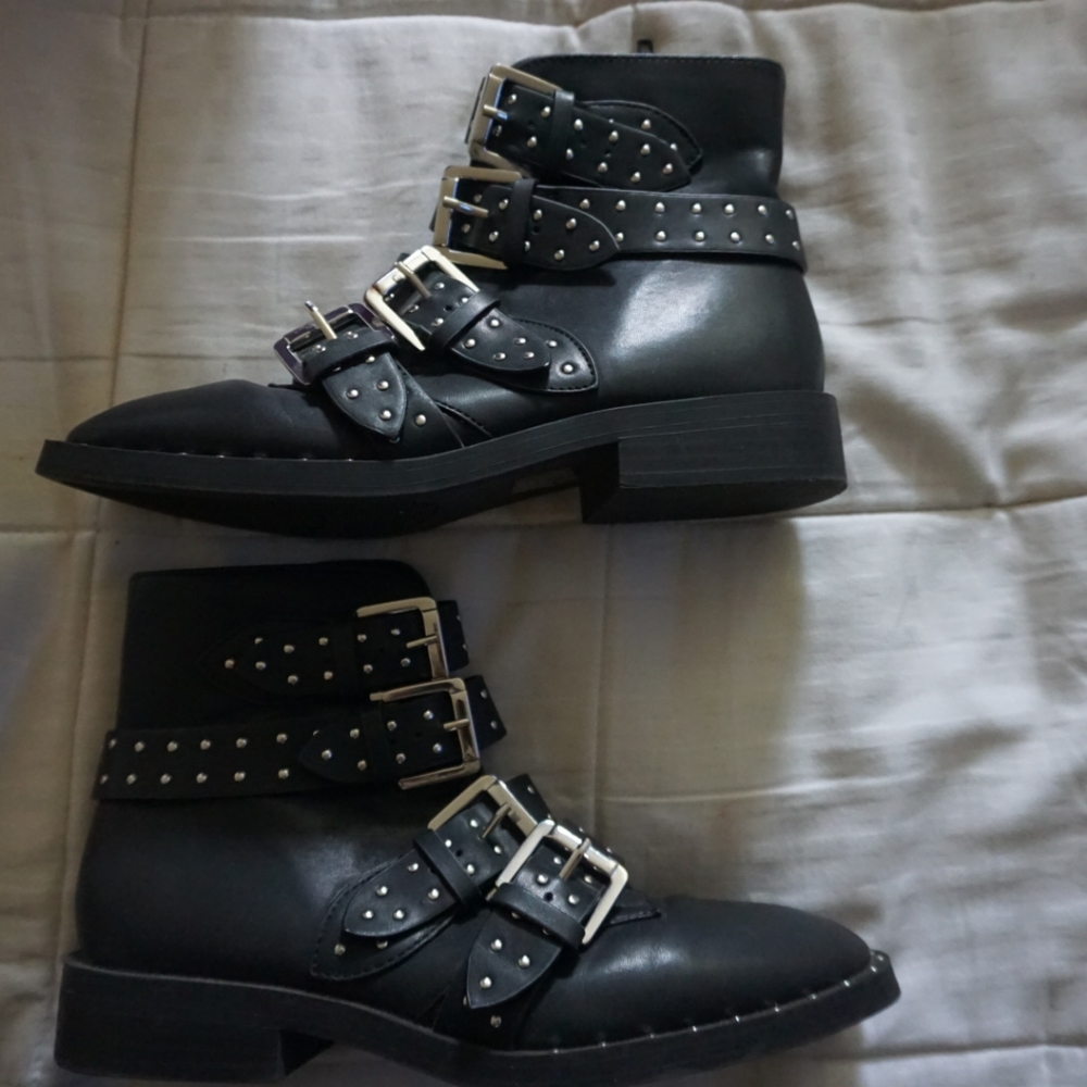 Studded boots